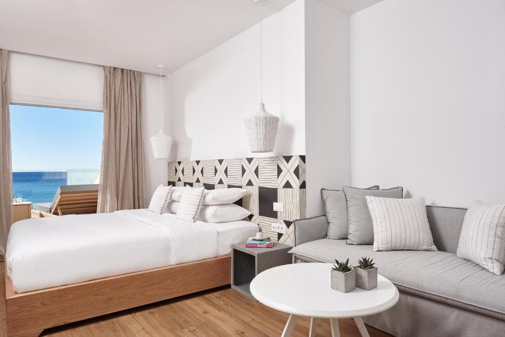 Deluxe Δίκλινο Δωμάτιο με Θέα στη Θάλασσα